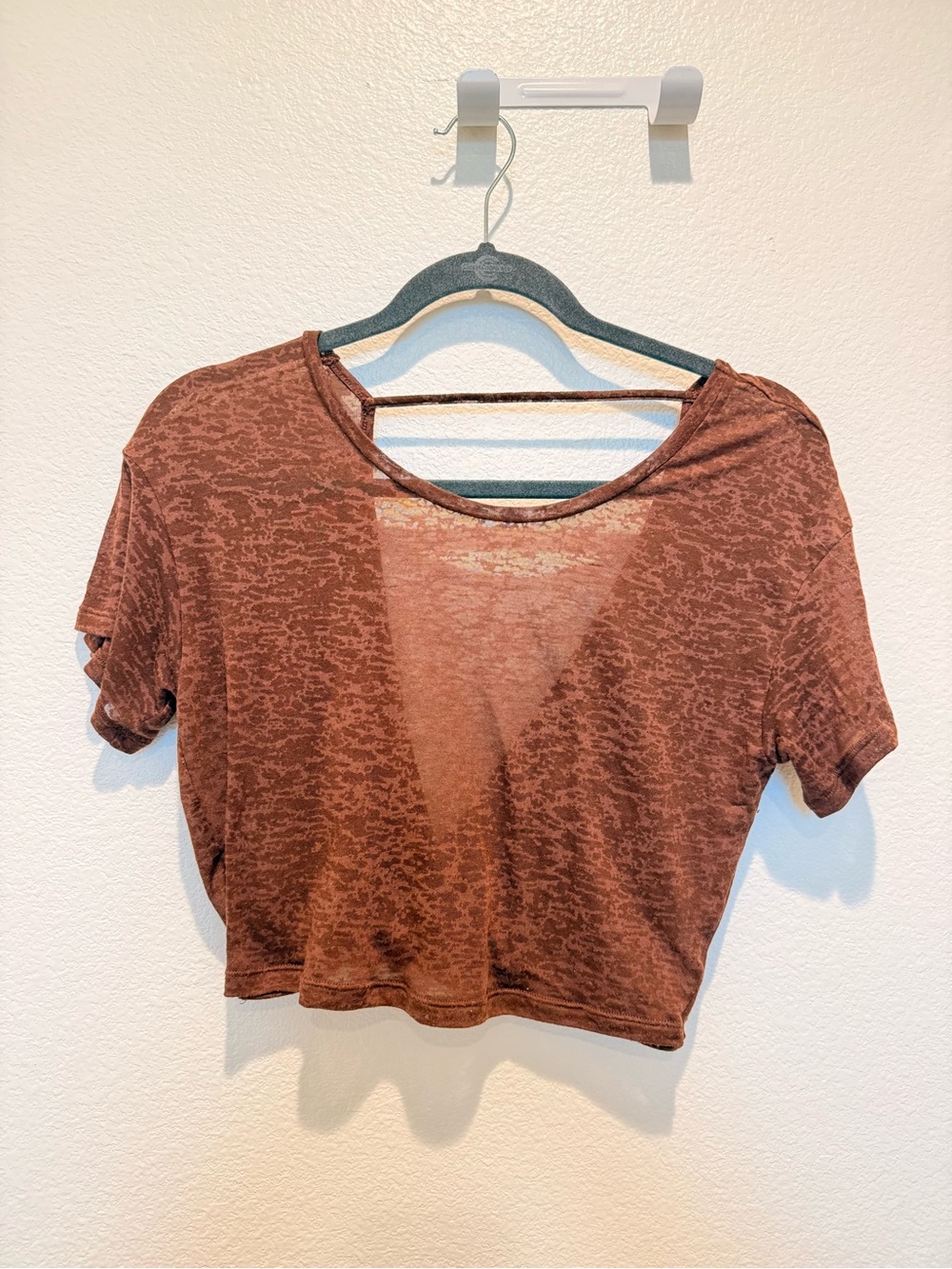 Women’s Crop Tee - Brown